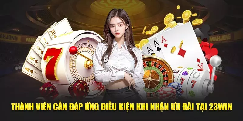 Thành viên cần đáp ứng điều kiện khi nhận ưu đãi tại 23win